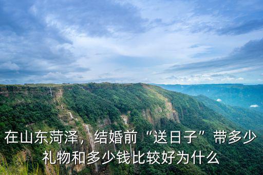 菏澤見面禮一般給多少,現(xiàn)在菏澤結(jié)婚的彩禮是多少