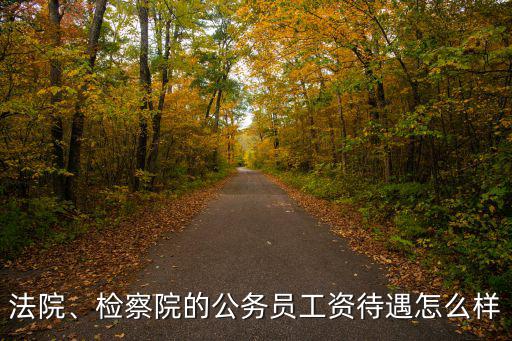 法院、檢察院的公務(wù)員工資待遇怎么樣