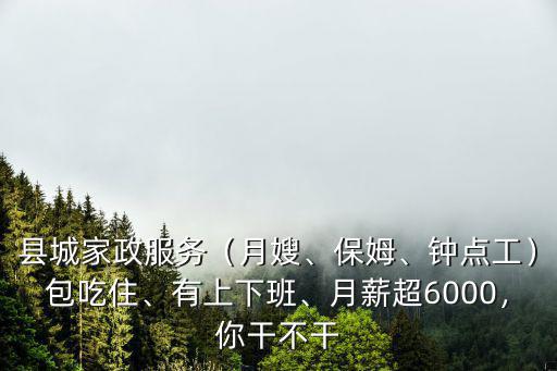 深圳家政服務月薪一般有多少,深圳那家家政靠譜