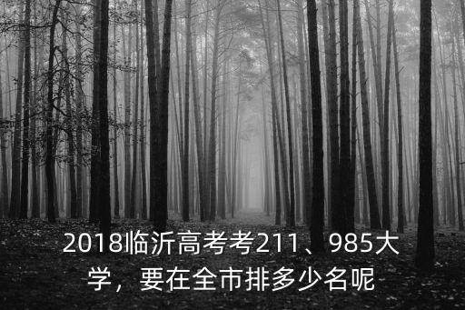 臨沂每年招多少名高中生,要在全市排多少名呢