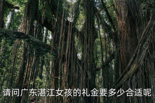 請問廣東湛江女孩的禮金要多少合適呢