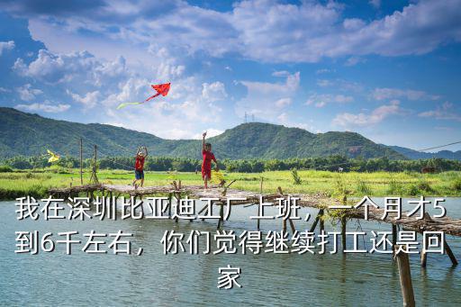 我在深圳比亞迪工廠(chǎng)上班，一個(gè)月才5到6千左右，你們覺(jué)得繼續(xù)打工還是回家