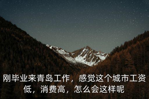 青島工資低于多少,剛畢業來青島工作