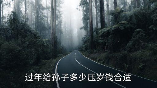 過年給孫子多少壓歲錢合適