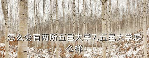 廣東怎么會有兩所五邑大學7,五邑大學怎么樣