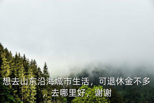 想去山東沿海城市生活，可退休金不多，去哪里好，謝謝