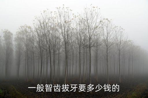 一般智齒拔牙要多少錢的