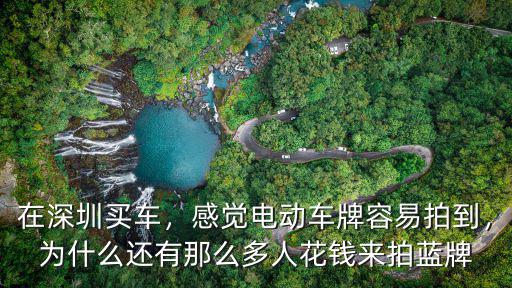 在深圳買車，感覺電動車牌容易拍到，為什么還有那么多人花錢來拍藍牌