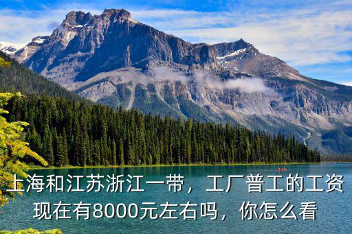 上海和江蘇浙江一帶，工廠普工的工資現(xiàn)在有8000元左右嗎，你怎么看