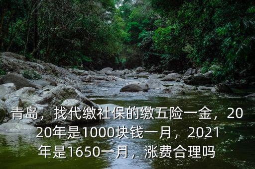 2018年青島社保繳費多少錢,2021年是1650一月
