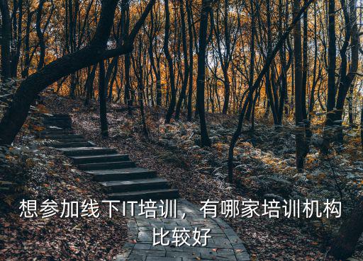 想參加線下IT培訓，有哪家培訓機構比較好