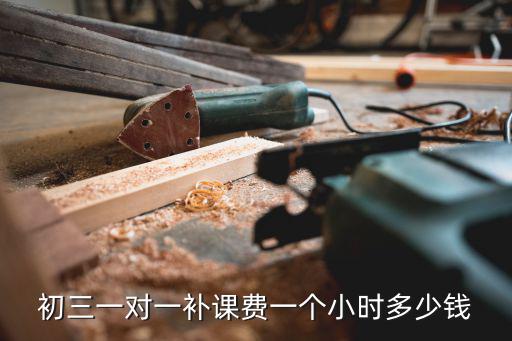 初三一對一補課費一個小時多少錢