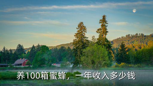 養(yǎng)100箱蜜蜂，一年收入多少錢