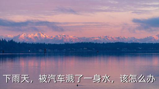 下雨天，被汽車濺了一身水，該怎么辦