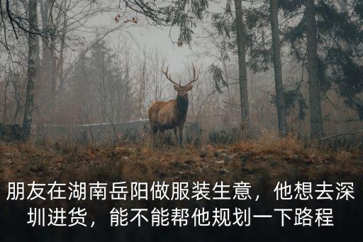 深圳庫(kù)存服裝生意怎么做,朋友在湖南岳陽(yáng)做服裝生意