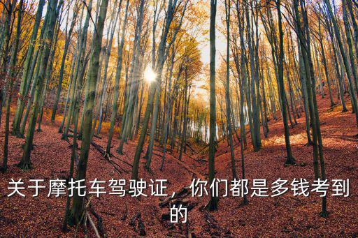 08年金華考摩托車多少錢,關于摩托車駕駛證