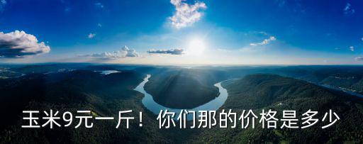 菏澤玉米價(jià)格多少錢一斤,老百姓賣多少錢一斤
