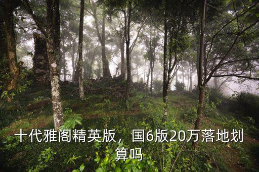 十代雅閣精英版，國6版20萬落地劃算嗎