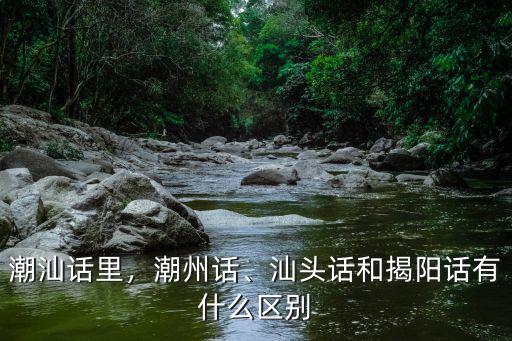 潮汕話怎么說(shuō)才像揭陽(yáng)話,汕頭話和揭陽(yáng)話有什么區(qū)別