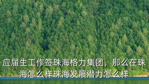 應(yīng)屆生工作簽珠海格力集團(tuán)，那么在珠海怎么樣珠海發(fā)展?jié)摿υ趺礃? class=