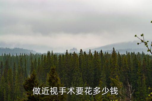 寧波醫院做近視眼激光多少錢,做近視手術要花多少錢