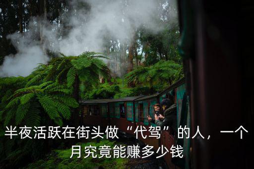 濰坊干代駕一個(gè)月掙多少錢,一個(gè)月究竟能賺多少錢