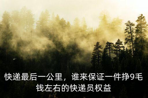 東莞快遞員送上門多少錢一件,快遞員不送件上門