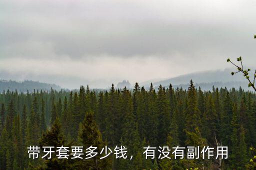 帶牙套要多少錢，有沒有副作用
