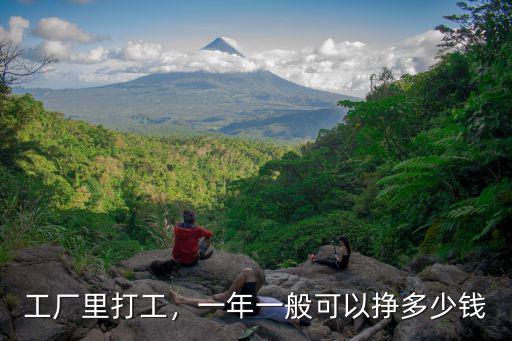 工廠里打工，一年一般可以掙多少錢