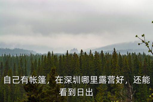 深圳看日食哪里比較好,在深圳哪里露營(yíng)好