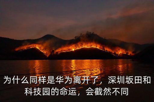 為什么同樣是華為離開了，深圳坂田和科技園的命運，會截然不同