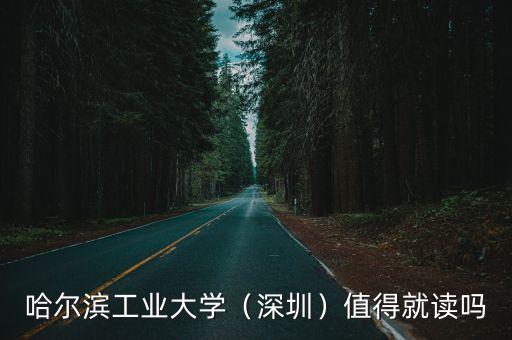 哈爾濱工業(yè)大學(xué)（深圳）值得就讀嗎