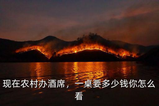 臨沂藍海喜宴多少錢一桌,農(nóng)村流水席一桌多少錢