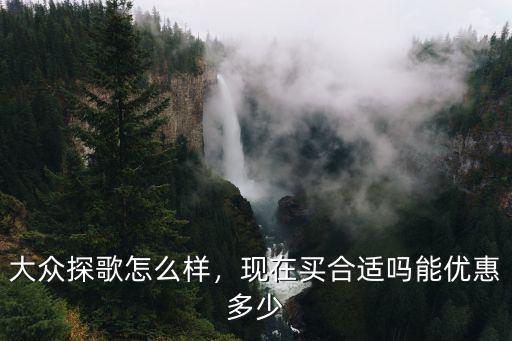 衢州大眾探歌優(yōu)惠多少,大眾探歌怎么樣