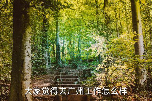 大家覺得去廣州工作怎么樣