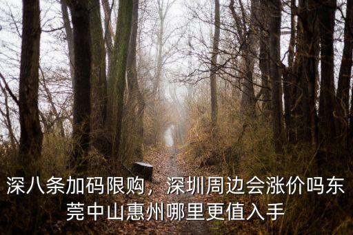 惠州中山剛需買哪里,惠州和中山如何選擇