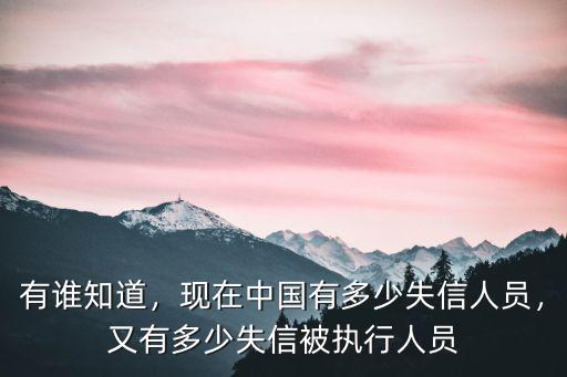 中國浙江紹興有多少失信人員,又有多少失信被執(zhí)行人員