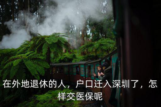 在深圳用社保怎么交醫(yī)保,戶口遷入深圳了