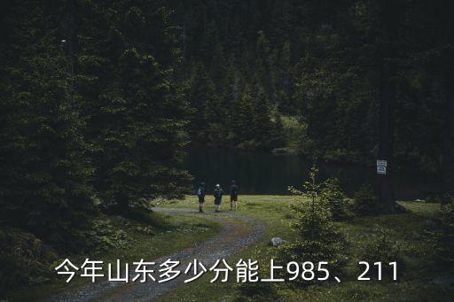 今年山東多少分能上985、211
