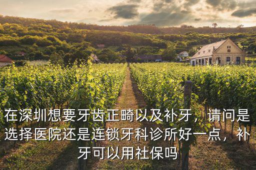 深圳補牙哪里好去一線愛康健,深圳去哪里看牙醫比較好
