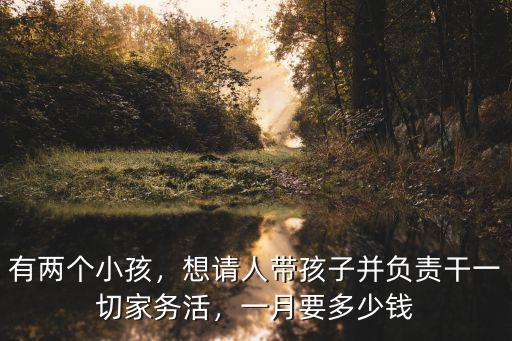 有兩個小孩，想請人帶孩子并負責干一切家務(wù)活，一月要多少錢