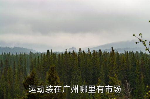 廣州哪里有運動服裝城,運動裝在廣州哪里有市場