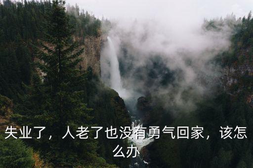 失業(yè)了，人老了也沒有勇氣回家，該怎么辦