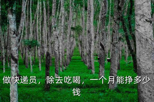 威海順豐快遞員能掙多少錢,順豐快遞員一個月能掙多少錢