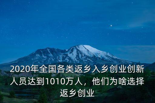 聊城返鄉創業人員有多少,現在越來越多的人返鄉創業