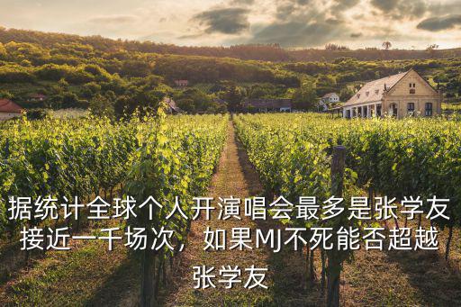 據統計全球個人開演唱會最多是張學友接近一千場次，如果MJ不死能否超越張學友