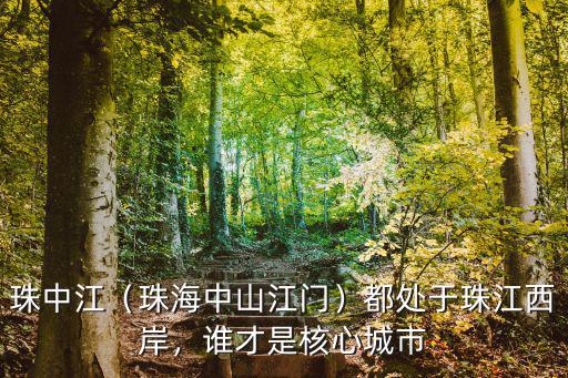 珠海城市中心區是哪里,誰才是核心城市