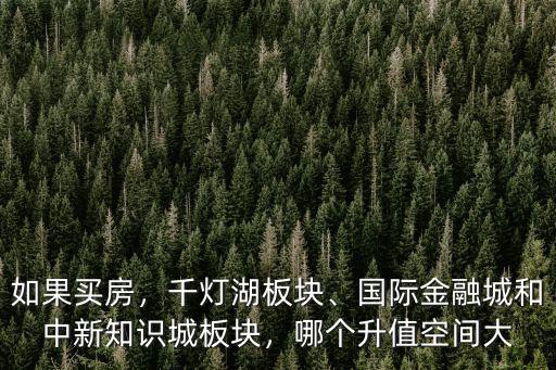佛山千燈湖板塊哪里最好,佛山的富人區(qū)在哪里