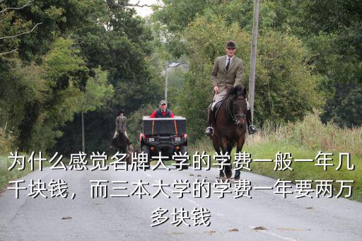 為什么感覺名牌大學(xué)的學(xué)費(fèi)一般一年幾千塊錢，而三本大學(xué)的學(xué)費(fèi)一年要兩萬多塊錢