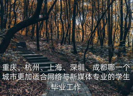 重慶、杭州、上海、深圳、成都哪一個城市更加適合網(wǎng)絡(luò)與新媒體專業(yè)的學(xué)生畢業(yè)工作